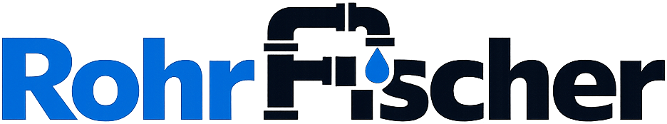 Firmenzeichen von RohrFischer auf hellem Hintergrund
